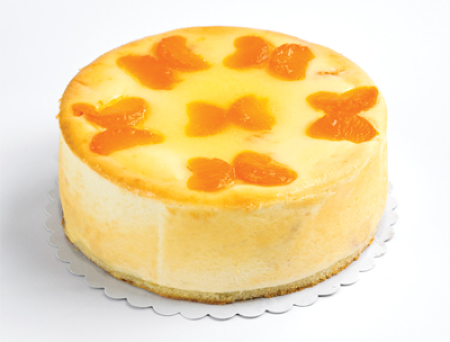 Käsetorte mit Mandarinen