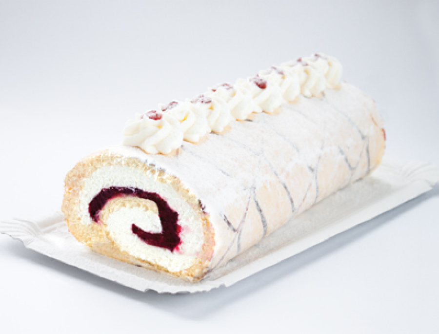 Kirsch-Sahne Roulade