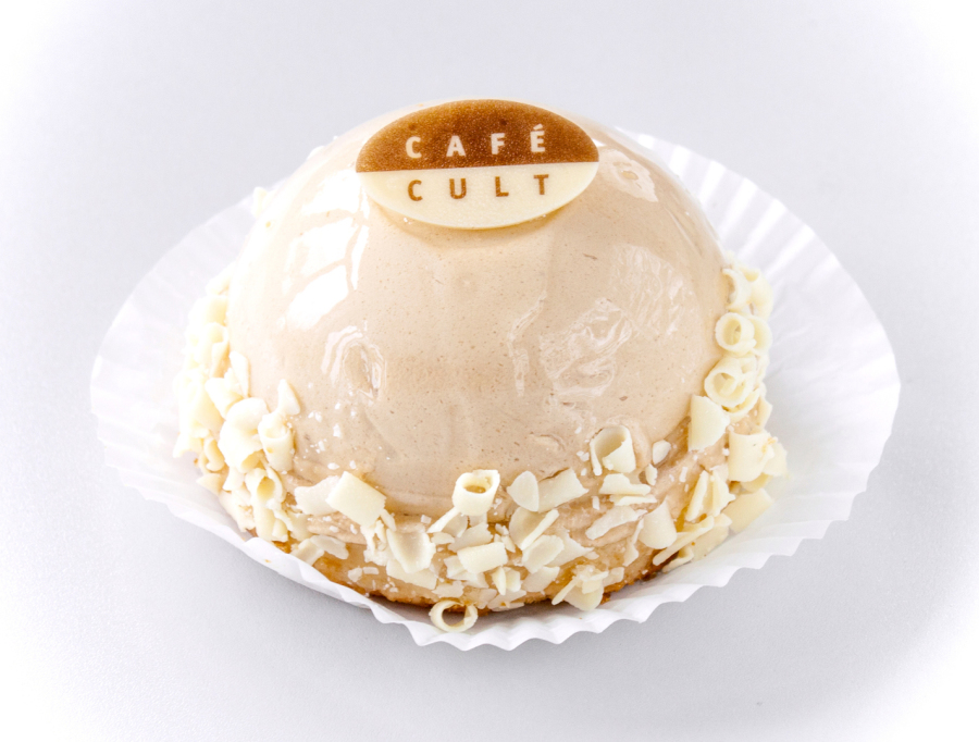 Kuppel-Sahnedessert Kaffee